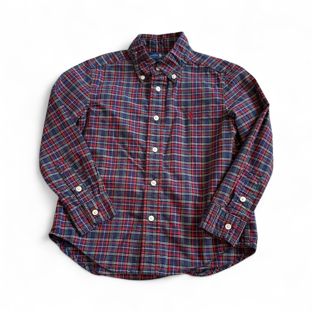 Ralph Lauren Red and Blue Plaid Shirt